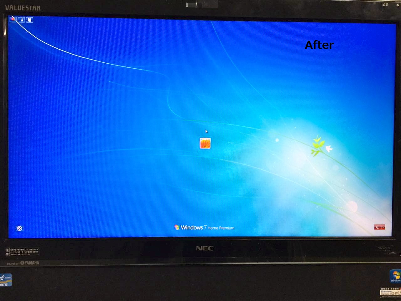 NEC VALUESTAR N VN570/HS6B PC-VN570HS6B 画面真っ暗、起動NG -After 2014.12.25