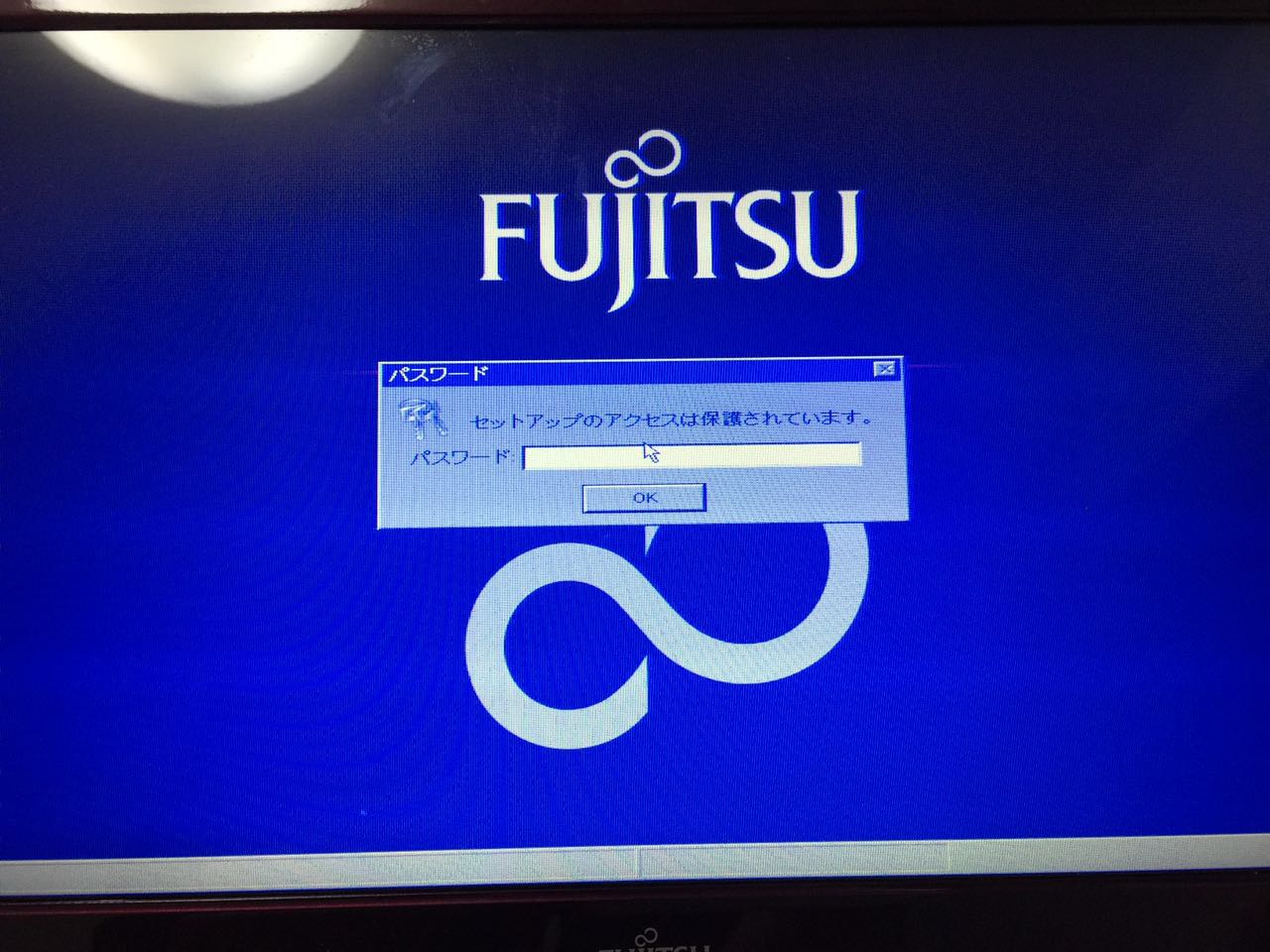 富士通 LIFEBOOK A550/A FMVNA2VL BIOSパスワードを忘れてしまった -Before 2014.12.25