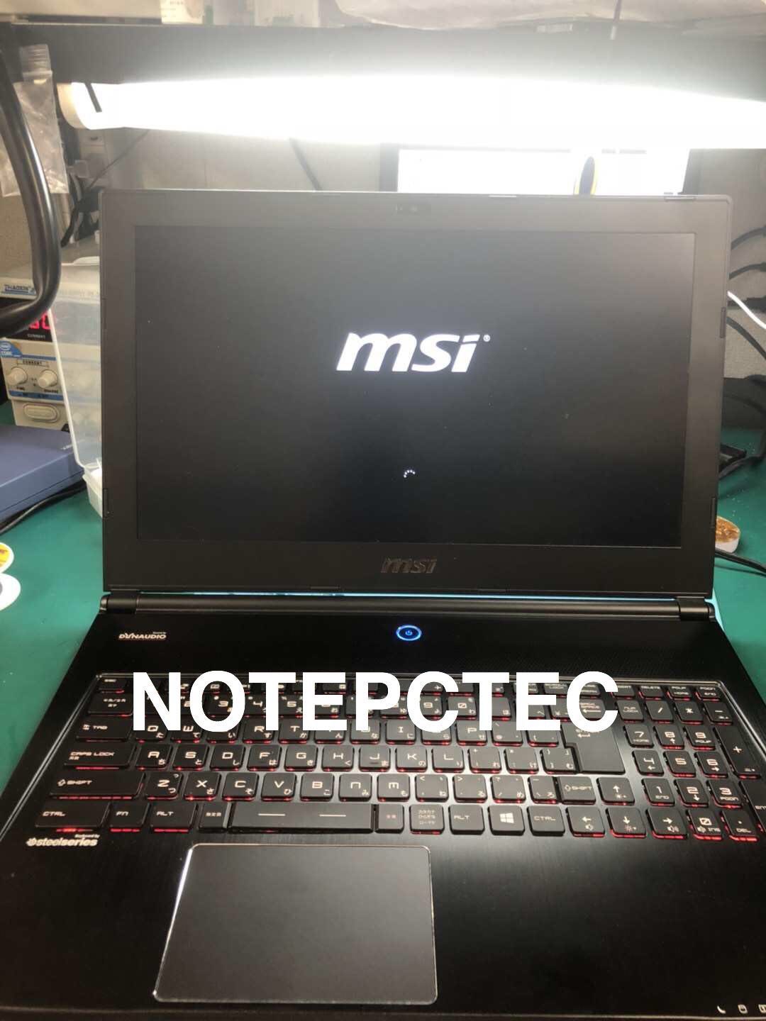 MSI ms-16H6 LED点灯 起動しない 画面真っ暗